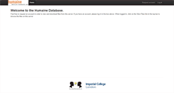 Desktop Screenshot of humaine-db.sspnet.eu