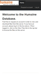 Mobile Screenshot of humaine-db.sspnet.eu